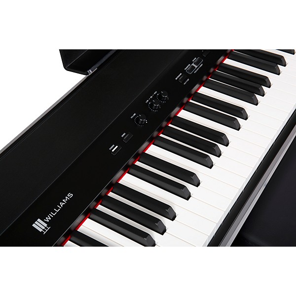 Williams Allegro IV In-Home Pack Digital Piano With Stand, Bench & Piano-Style Pedal Black