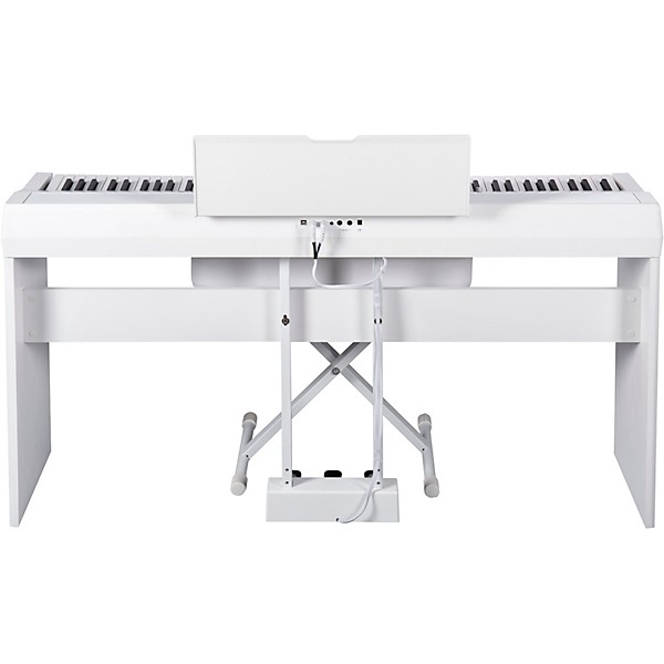 Williams Allegro IV In-Home Pack Digital Piano With Stand, Bench and Piano-Style Pedal White