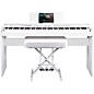 Williams Allegro IV In-Home Pack Digital Piano With Stand, Bench & Piano-Style Pedal White