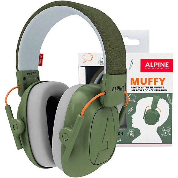 Alpine Hearing Protection Muffy Kids Protective Headphones Green