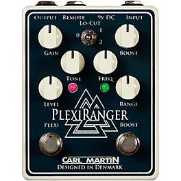 Carl Martin PlexiRanger Overdrive Effects Pedal Green and Cream