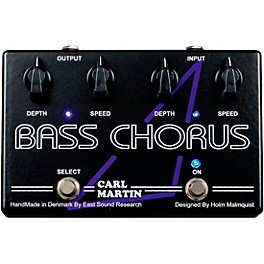 Carl Martin BassChorus Effects Pedal Black