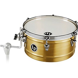 LP Brass Timbale With Chrome Hardware and Mount Brack... LP Brass Timbale With Chrome Hardware and Mount Bracket 13 x 6.5 in.