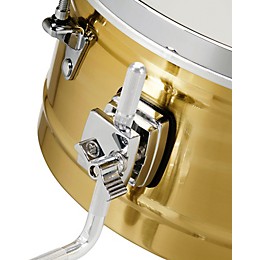 LP Brass Timbale With Chrome Hardware and Mount Bracket 13 x 6.5 in.