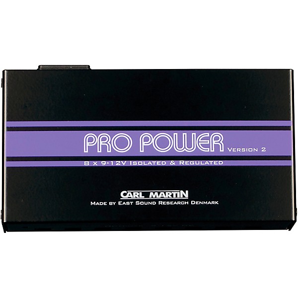 Carl Martin Pro Power V2 Pedal Power Supply Black