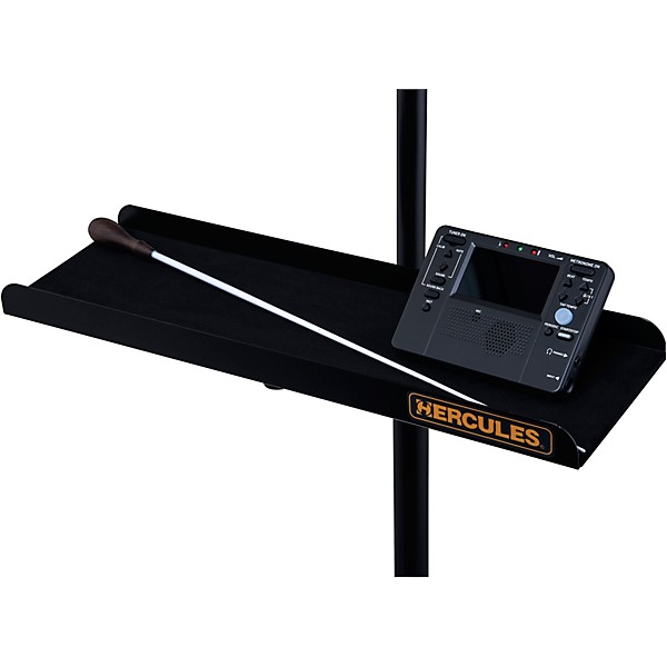 Hercules EZ Grip Two-Section Tripod Conductor Stand With Extended Desk and Accessory Tray