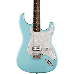 Open Box Fender Tom DeLonge Stratocaster Electric Guitar With Invader SH8 Pickup Level 2 Daphne Blue 197881034665