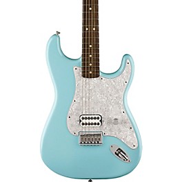 Fender Tom DeLonge Stratocaster Electr... Fender Tom DeLonge Stratocaster Electric Guitar With Invader SH8 Pickup Daphne Blue