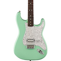 Open Box Fender Tom DeLonge Stratocaster Electric Guitar With Invader SH8 Pickup Level 2 Surf Green 197881105594