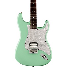 Fender Tom DeLonge Stratocaster Electri... Fender Tom DeLonge Stratocaster Electric Guitar With Invader SH8 Pickup Surf Green