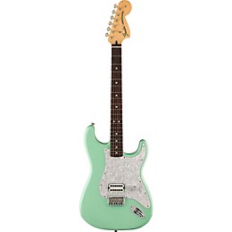 Open Box Fender Tom DeLonge Stratocaster Electric Guitar With Invader SH8 Pickup Level 2 Surf Green 197881047603