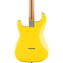 Open Box Fender Tom DeLonge Stratocaster Electric Guitar With Invader SH8 Pickup Level 2 Graffiti Yellow 197881126773