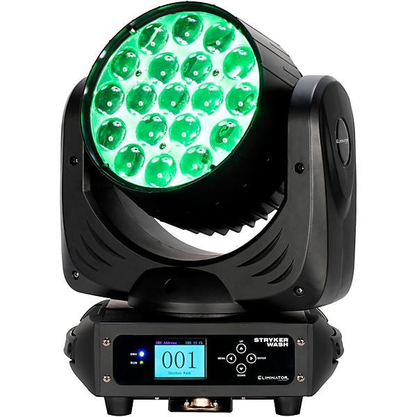 Eliminator Lighting LED Moving Head Stryker Wash Black