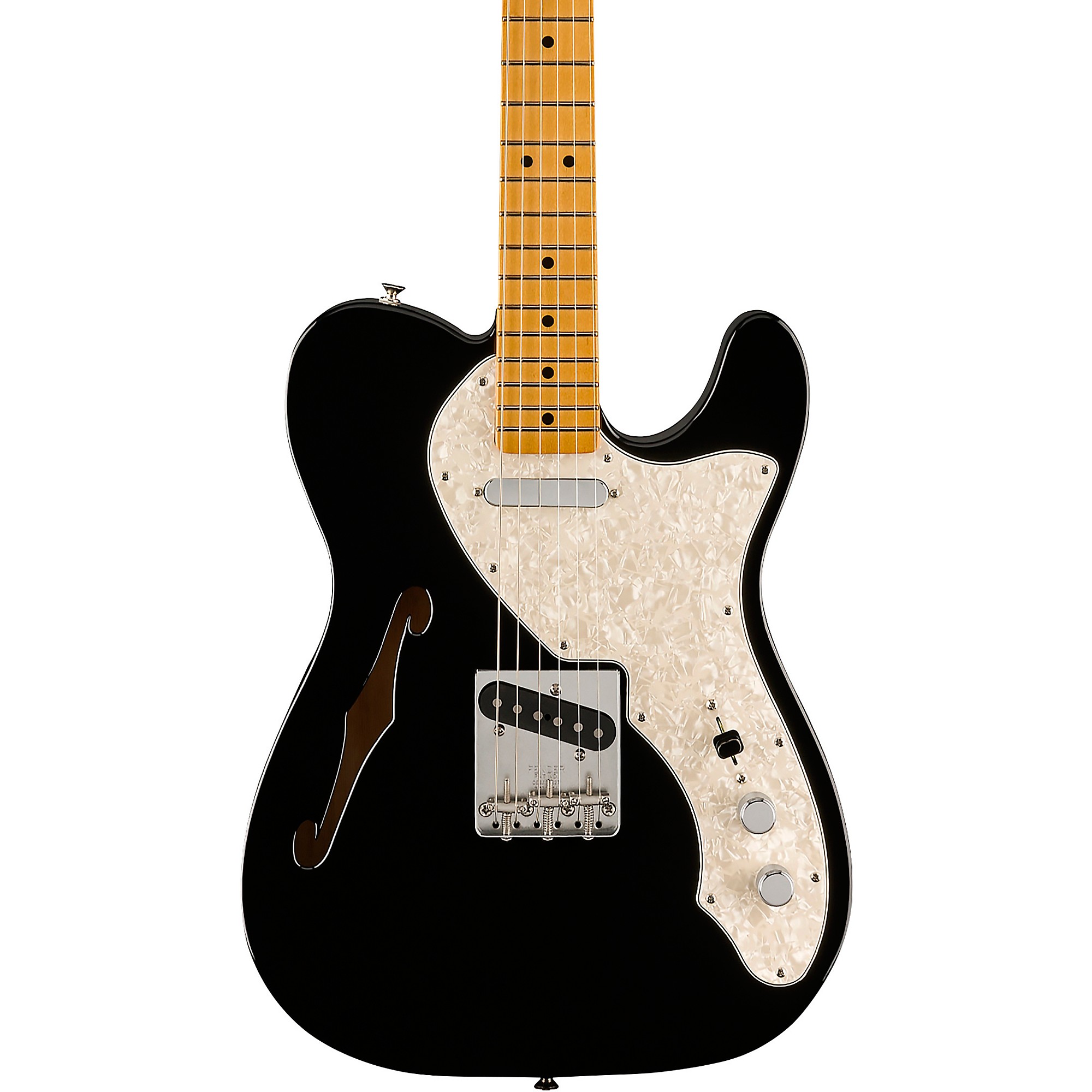 Fender Vintera II '60s Telecaster Thinline Electric Guitar Black