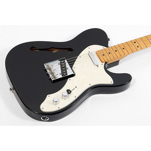 Open Box Fender Vintera II '60s Telecaster Thinline Electric Guitar - Level 3 Black 197881480608