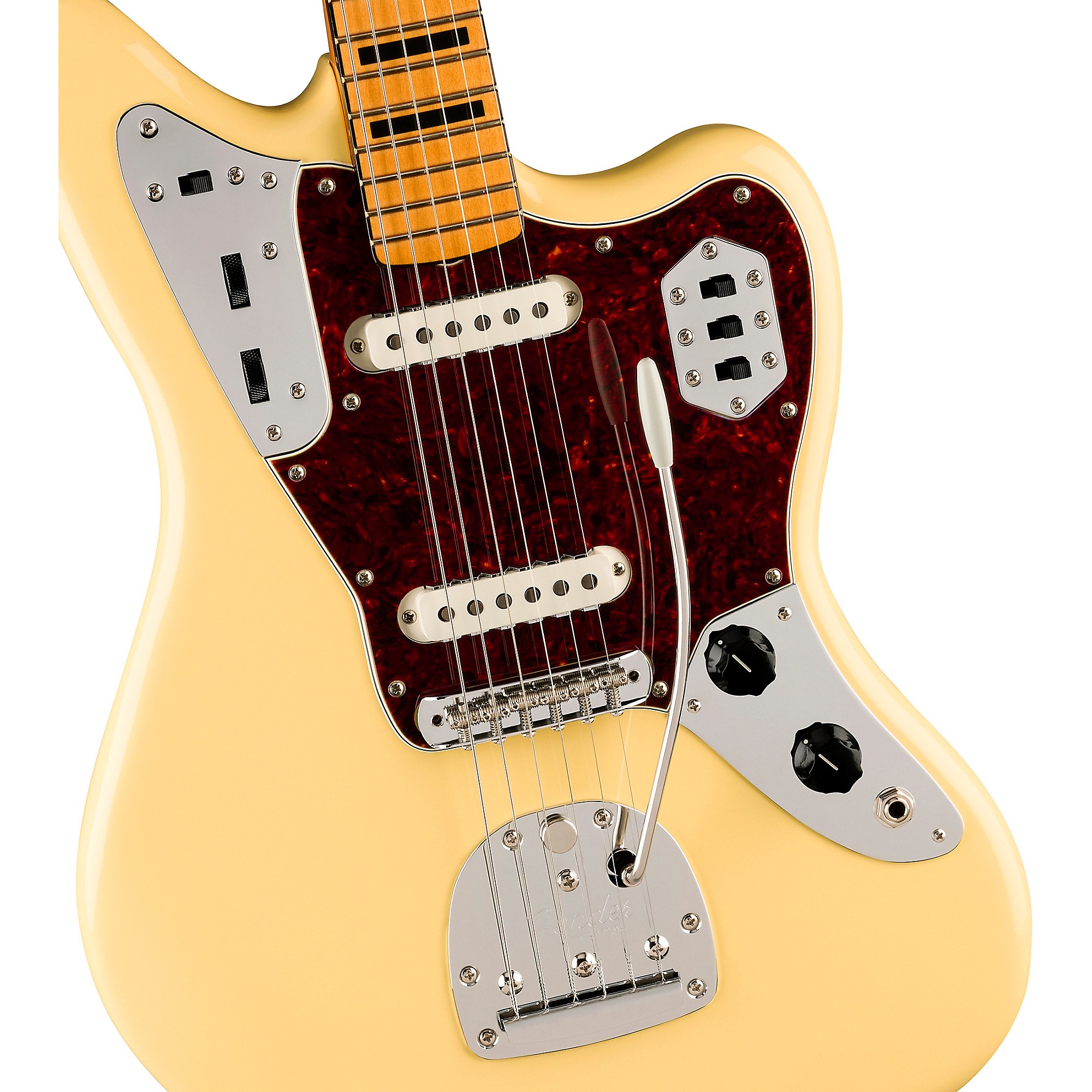 ギター Fender Jaguar Vintera ii Fender Vintera II '70s Jaguar Electric Guitar - Vintage White