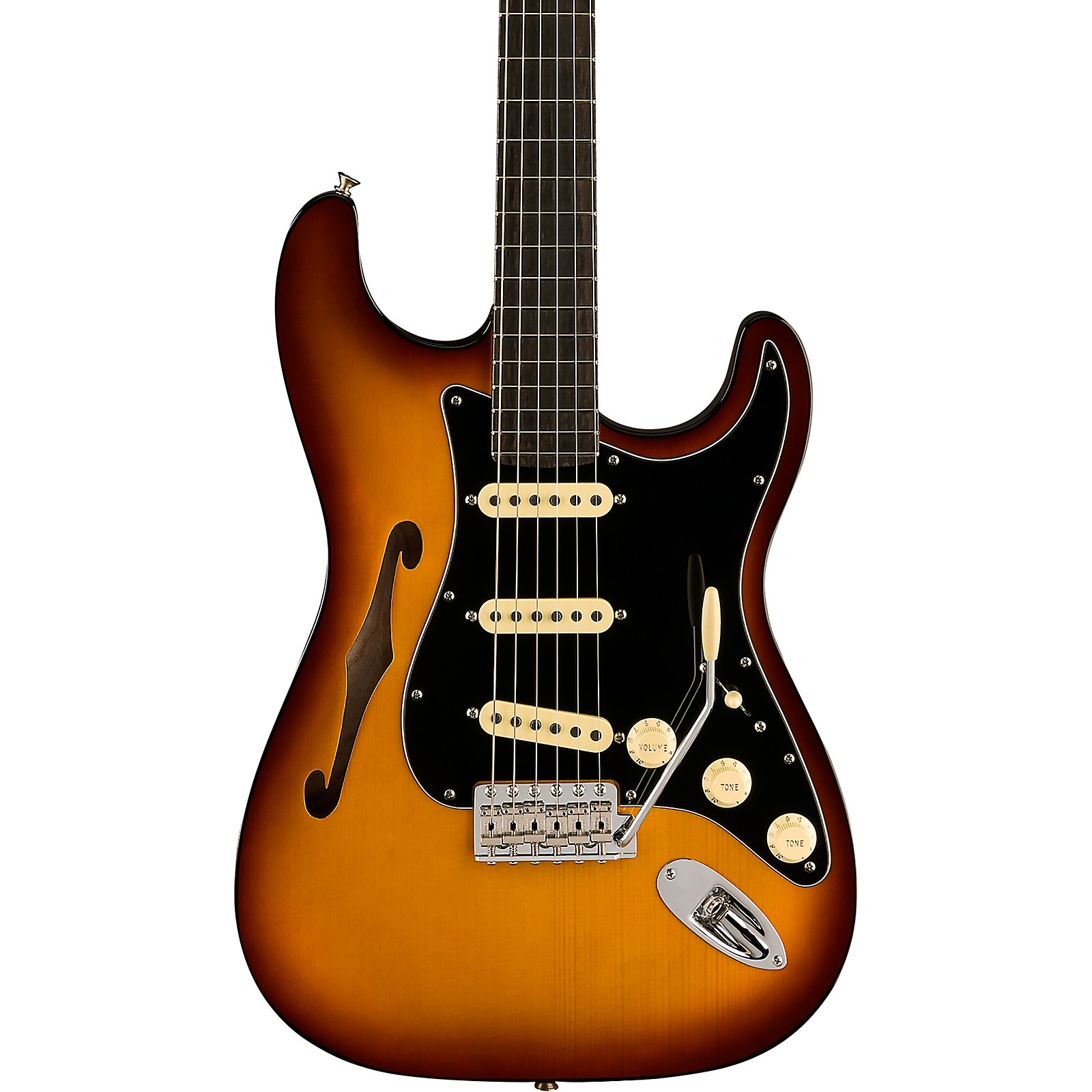 Fender Suona Stratocaster Thinline Electric Guitar Violin Burst ...