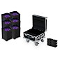 CHAUVET DJ Freedom Flex H9 IP X6 Wireless Outdoor-Rated Battery-Powered Uplight Set With Charging Road Case thumbnail