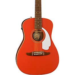 Fender California Malibu Player Acoustic-Electric Guit... Fender California Malibu Player Acoustic-Electric Guitar Fiesta Red