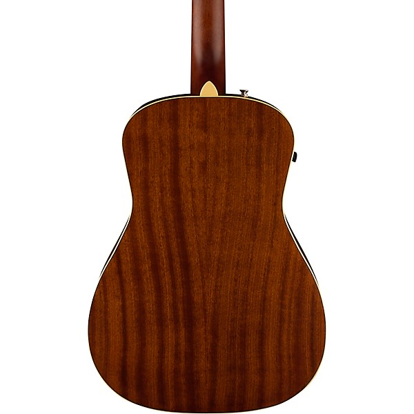 Fender California Malibu Player Acoustic-Electric Guitar Fiesta Red