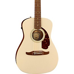 Fender California Malibu Player Acoustic-Electric Guitar Olympic White