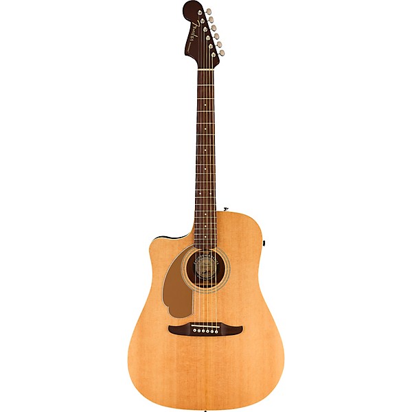 Fender Left-Handed California Redondo Player Acoustic-Electric Guitar Natural