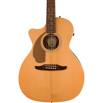 Fender Left-Handed California Newporter Player Acoustic-Electric Guitar Natural for sale