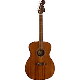 Fender California Monterey Standard All-Mahogany Acoustic-Electric Guitar Natural