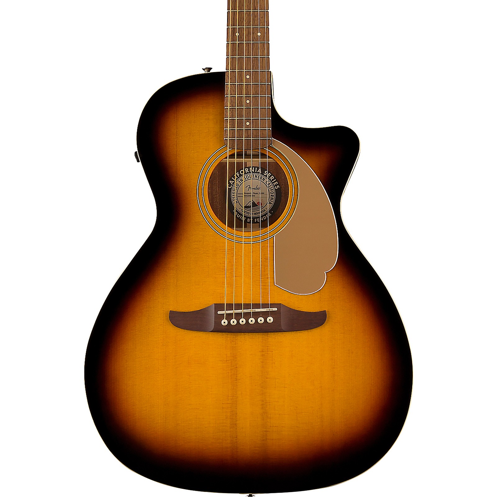 Fender California Newporter Player AcousticElectric Guitar Sunburst
