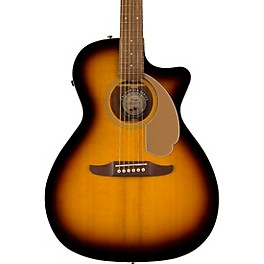 Fender California Newporter Player Acoustic-Electric ... Fender California Newporter Player Acoustic-Electric Guitar Sunburst