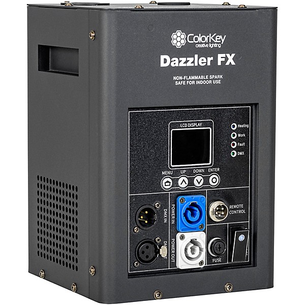 ColorKey Dazzler FX Cold Spark Machine 2-Pack with Road Case