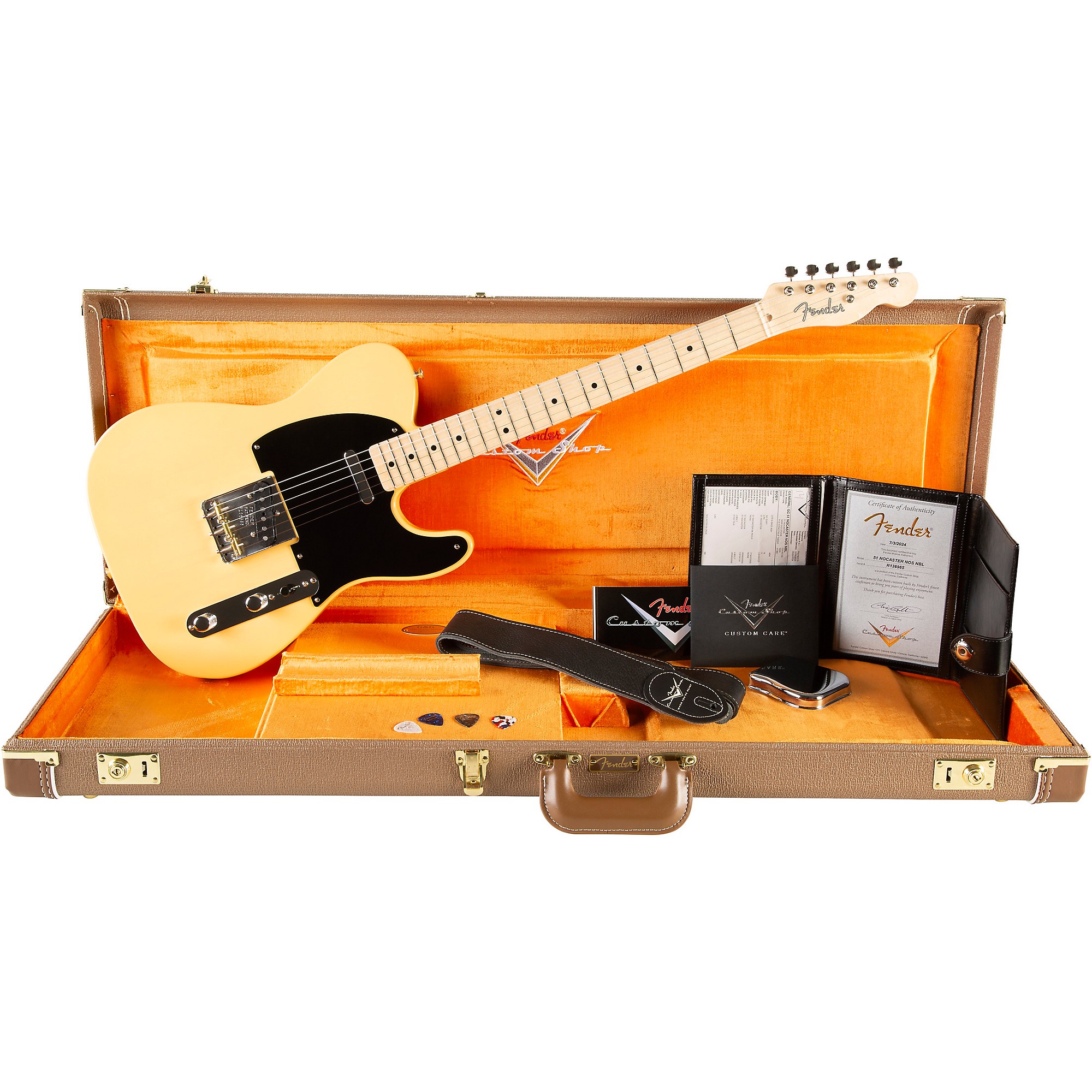 ギター Fender Custom Shop 1951 Nocaster NOS Platinum Fender Custom Shop 1951 Nocaster NOS Time Machine