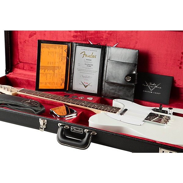 Fender Custom Shop 1963 Telecaster NOS Rosewood Fingerboard Time Machine Limited-Edition Electric Guitar Olympic White