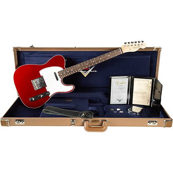 Fender Custom Shop 1962 Telecaster Custom Rosewood Fingerboard Time Machine Limited-Edition Electric Guitar Candy Apple Red