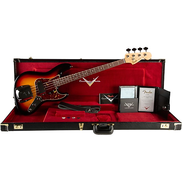 Fender Custom Shop 1960 Jazz Bass NOS Rosewood Fingerboard Time Machine Limited-Edition 3-Color Sunburst