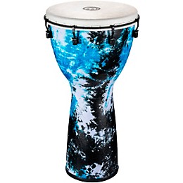 MEINL Alpine Series Synthetic Djembe 12 in. Galactic Blue Tie Dye