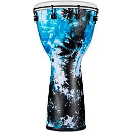 MEINL Alpine Series Synthetic Djembe 12 in. Galactic Blue Tie Dye