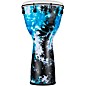 MEINL Alpine Series Synthetic Djembe 12 in. Galactic Blue Tie Dye