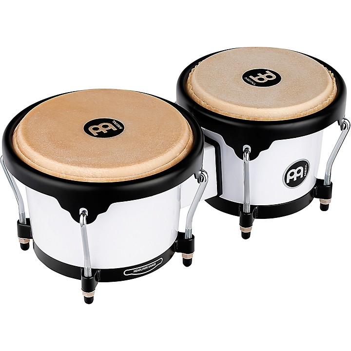 MEINL Journey Series Molded ABS Bongo Bright White | Guitar Center