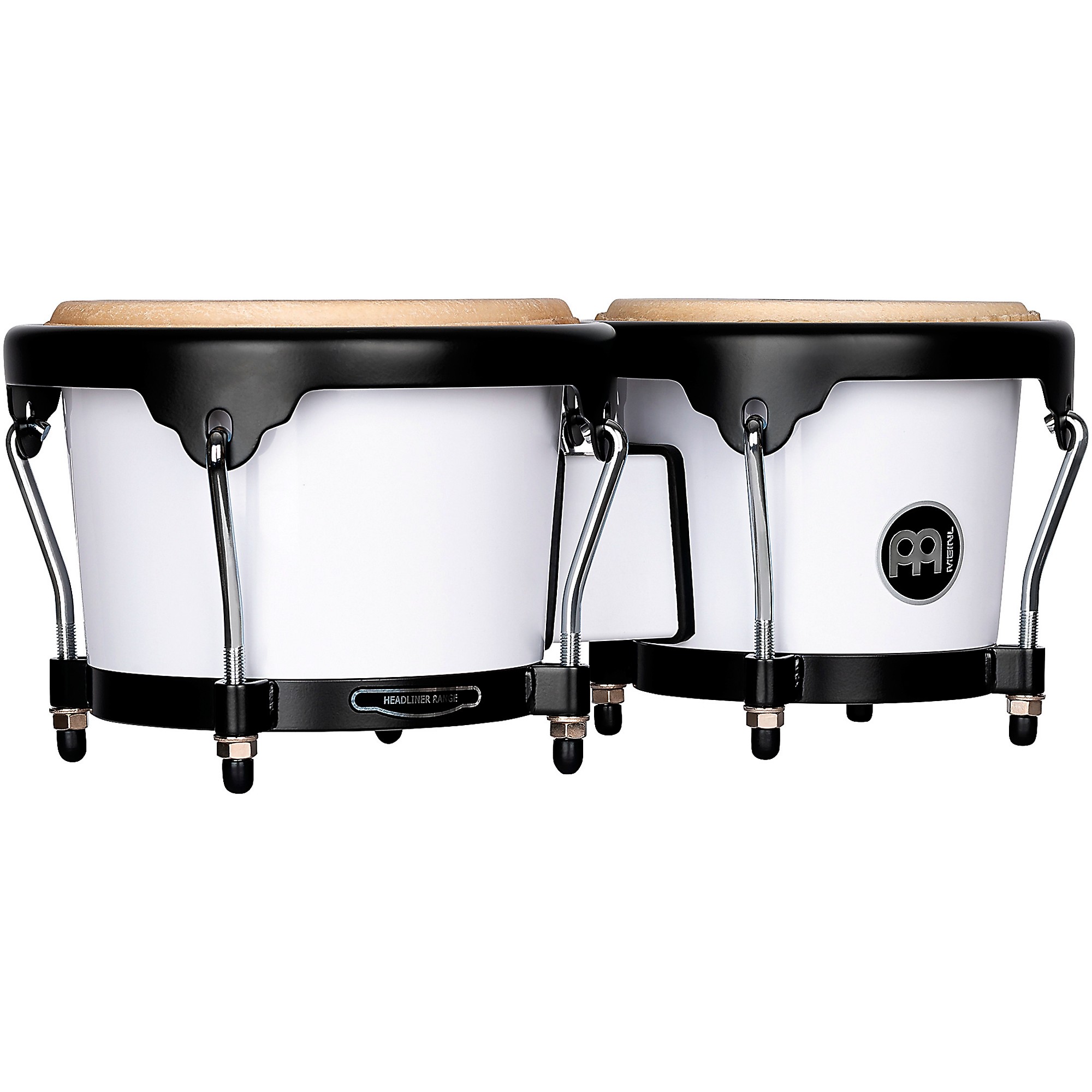 MEINL Journey Series Molded ABS Bongo Bright White | Guitar Center