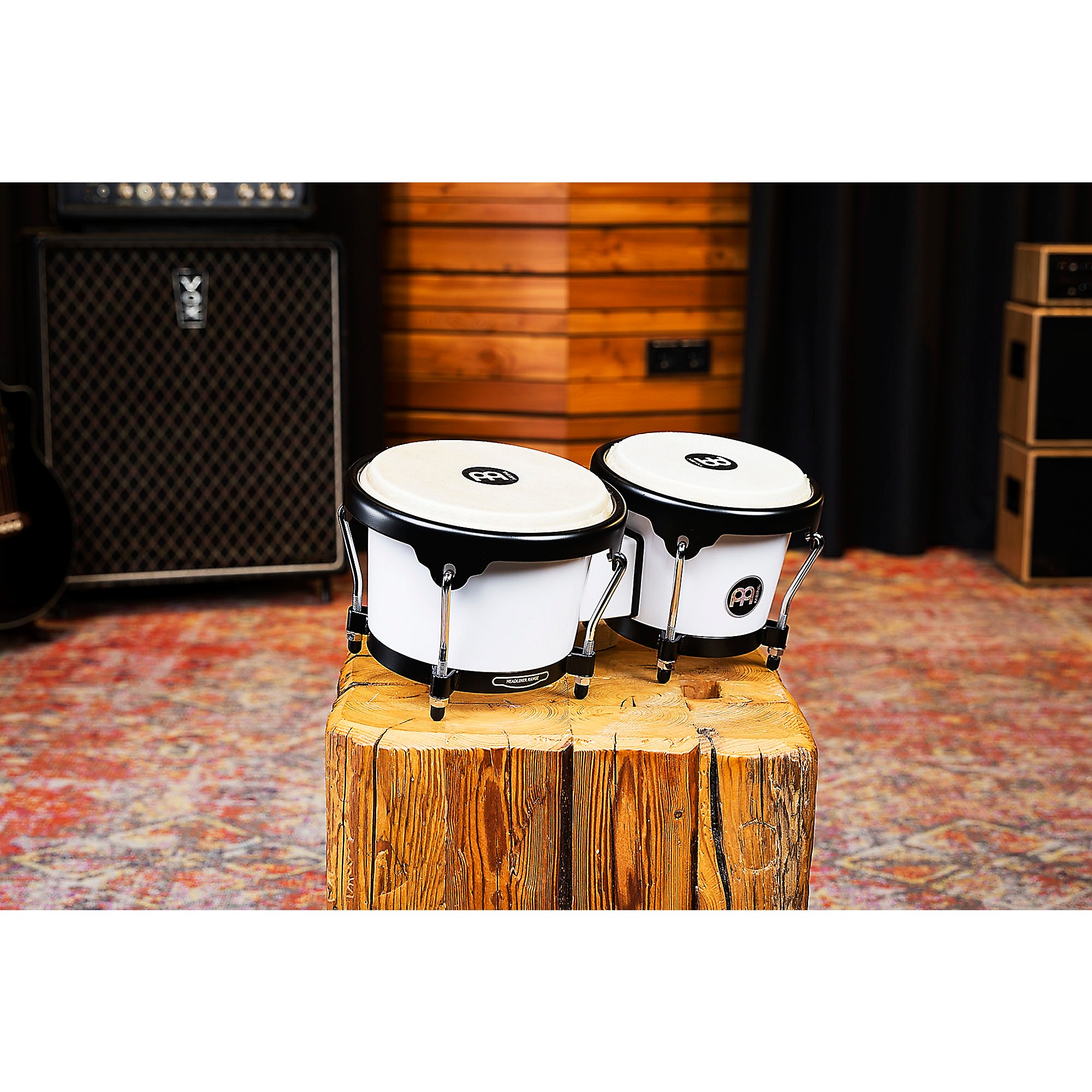MEINL Journey Series Molded ABS Bongo Bright White | Guitar Center
