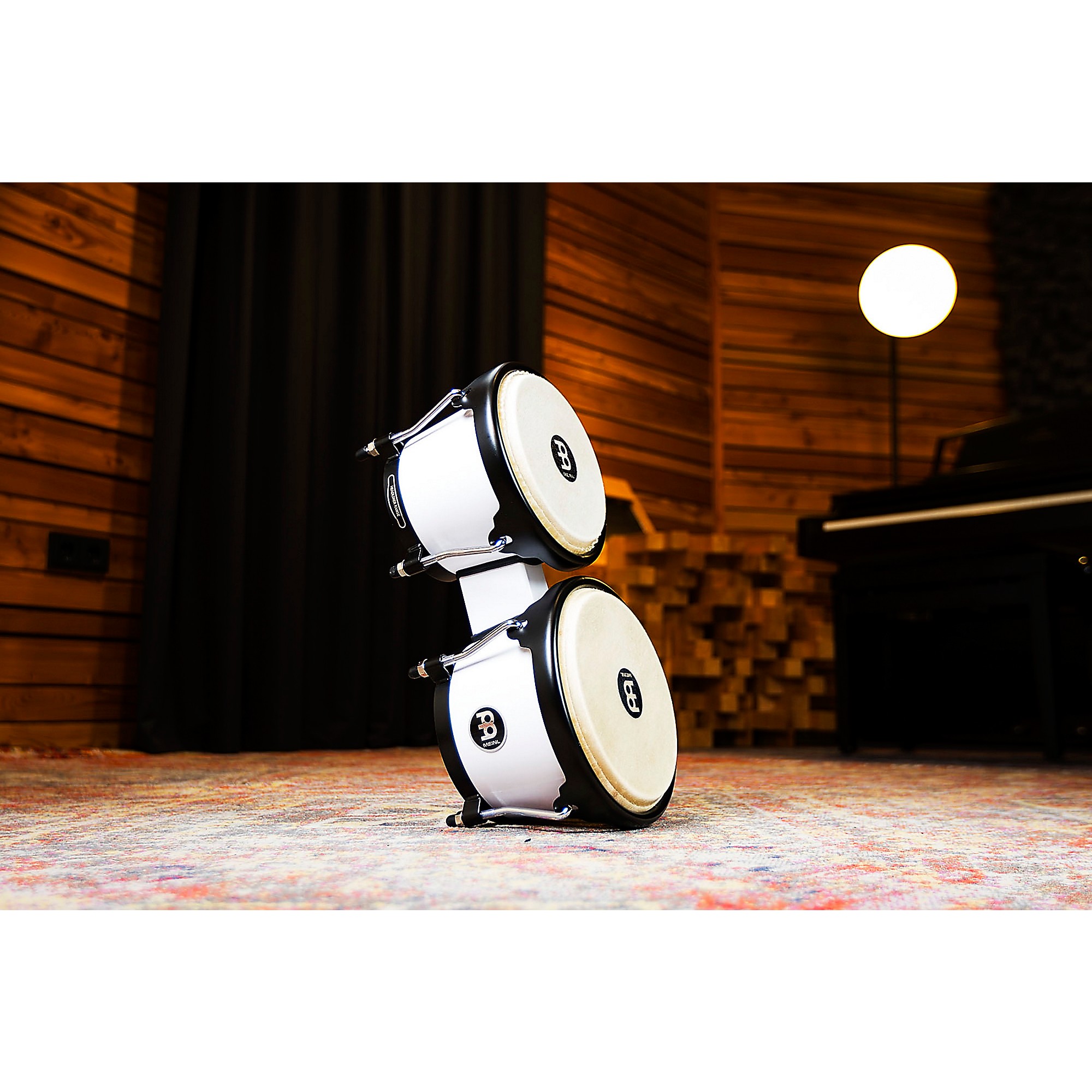 MEINL Journey Series Molded ABS Bongo Bright White | Guitar Center