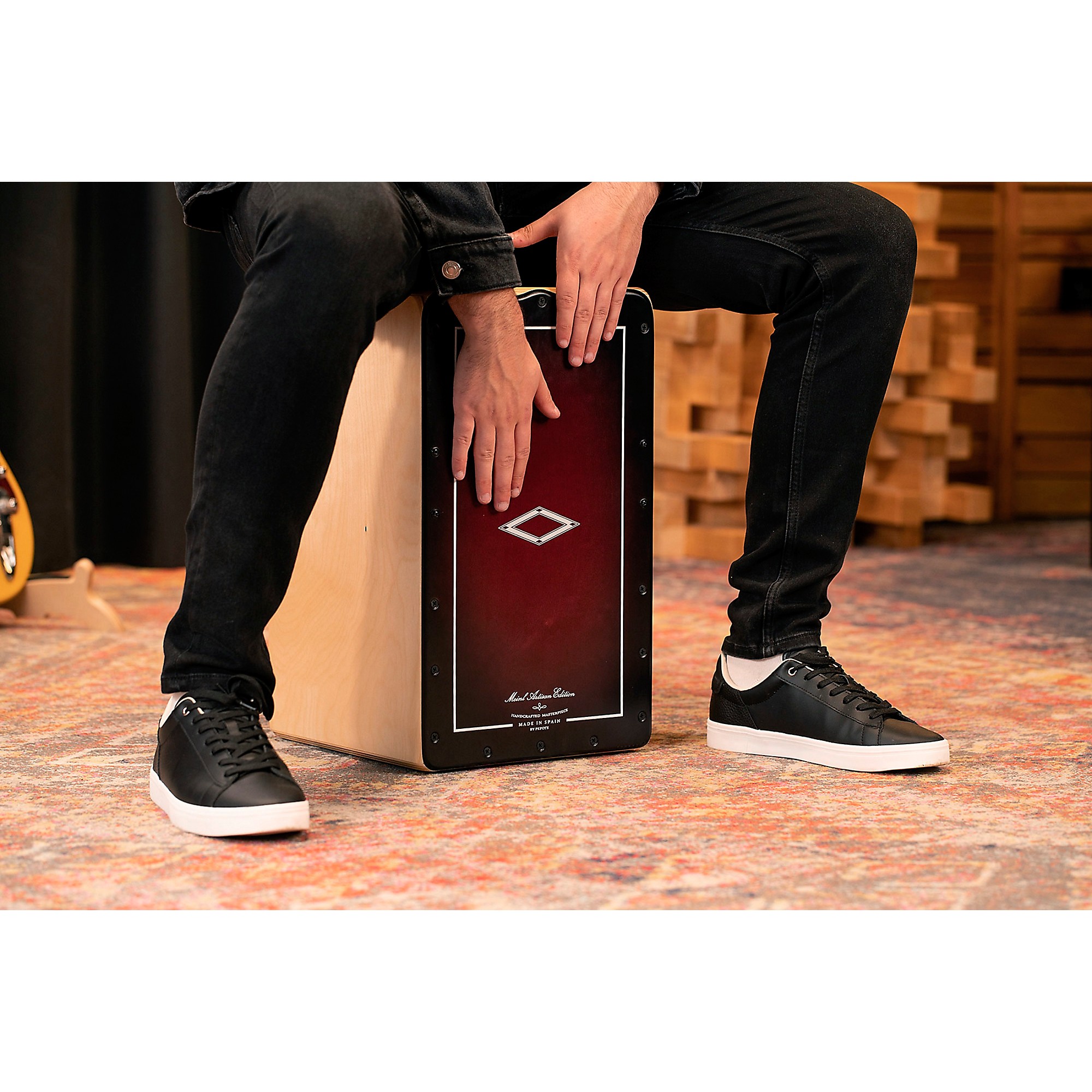 MEINL Artisan Edition Tango Line Cajon - Red Fade | Guitar Center