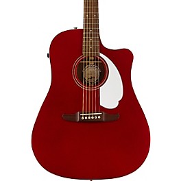 Fender California Redondo Player Acoustic-Electr... Fender California Redondo Player Acoustic-Electric Guitar Candy Apple Red