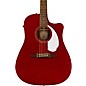 Fender California Redondo Player Acoustic-Electric Guitar Candy Apple Red thumbnail