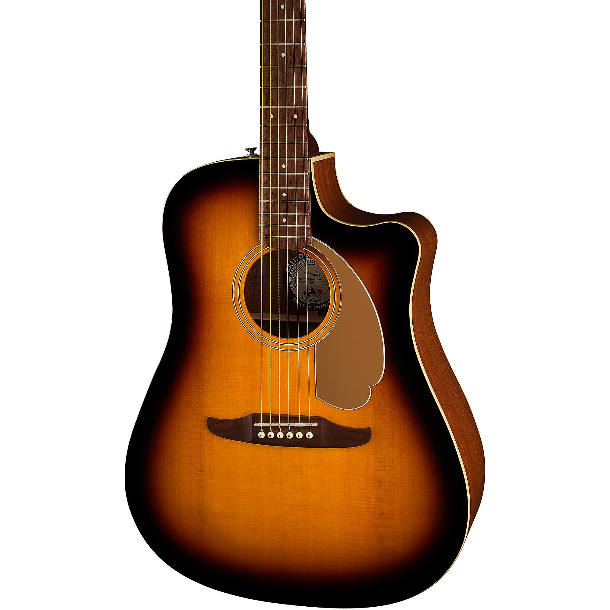 Amazon.com: Fender Redondo Player Acoustic Guitar, with 2