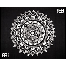 Open Box MEINL Mandala Print Drum Rug Level 1 Black 78 in.