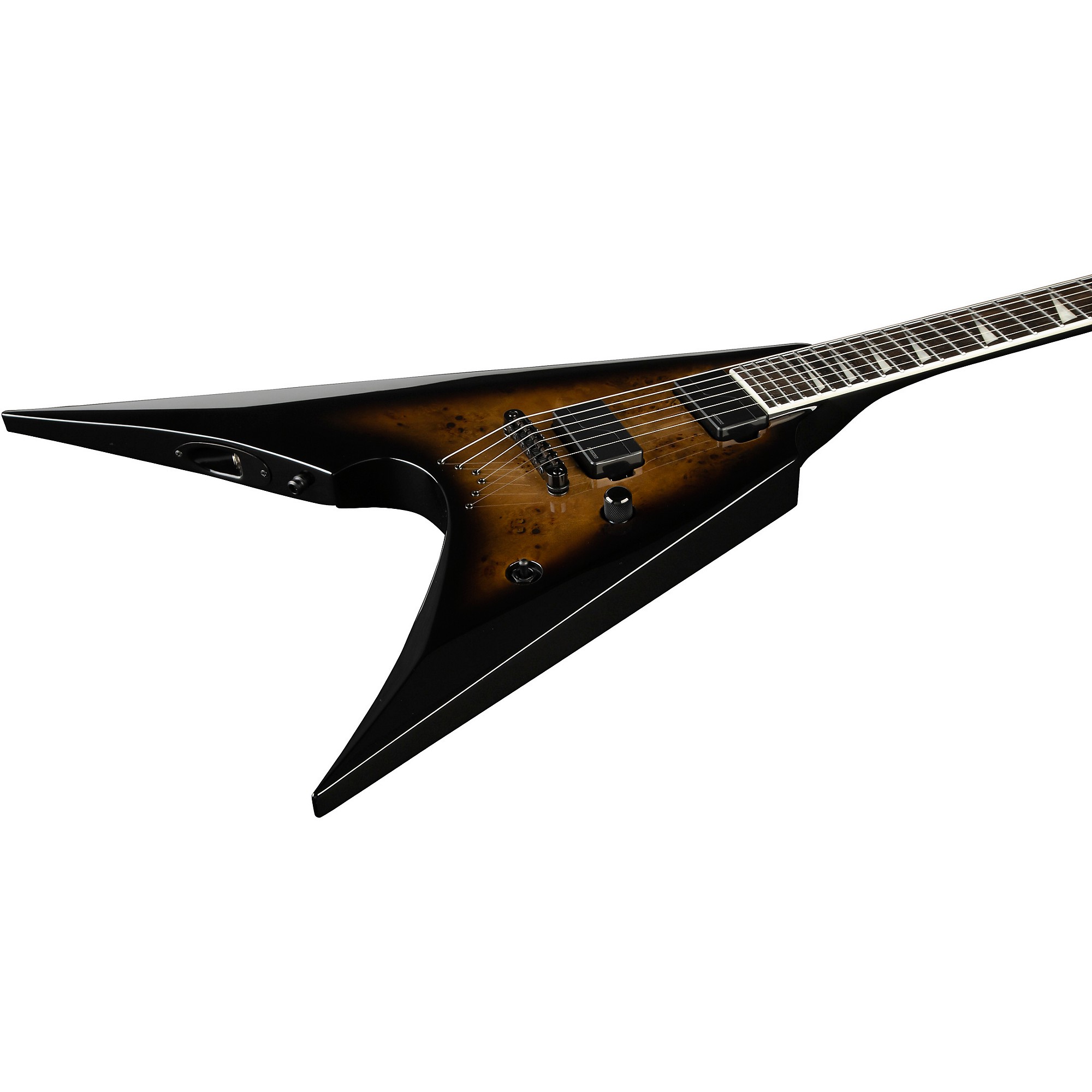 Platinum ESP E-II Arrow NT Electric Guitar Nebula Black Burst