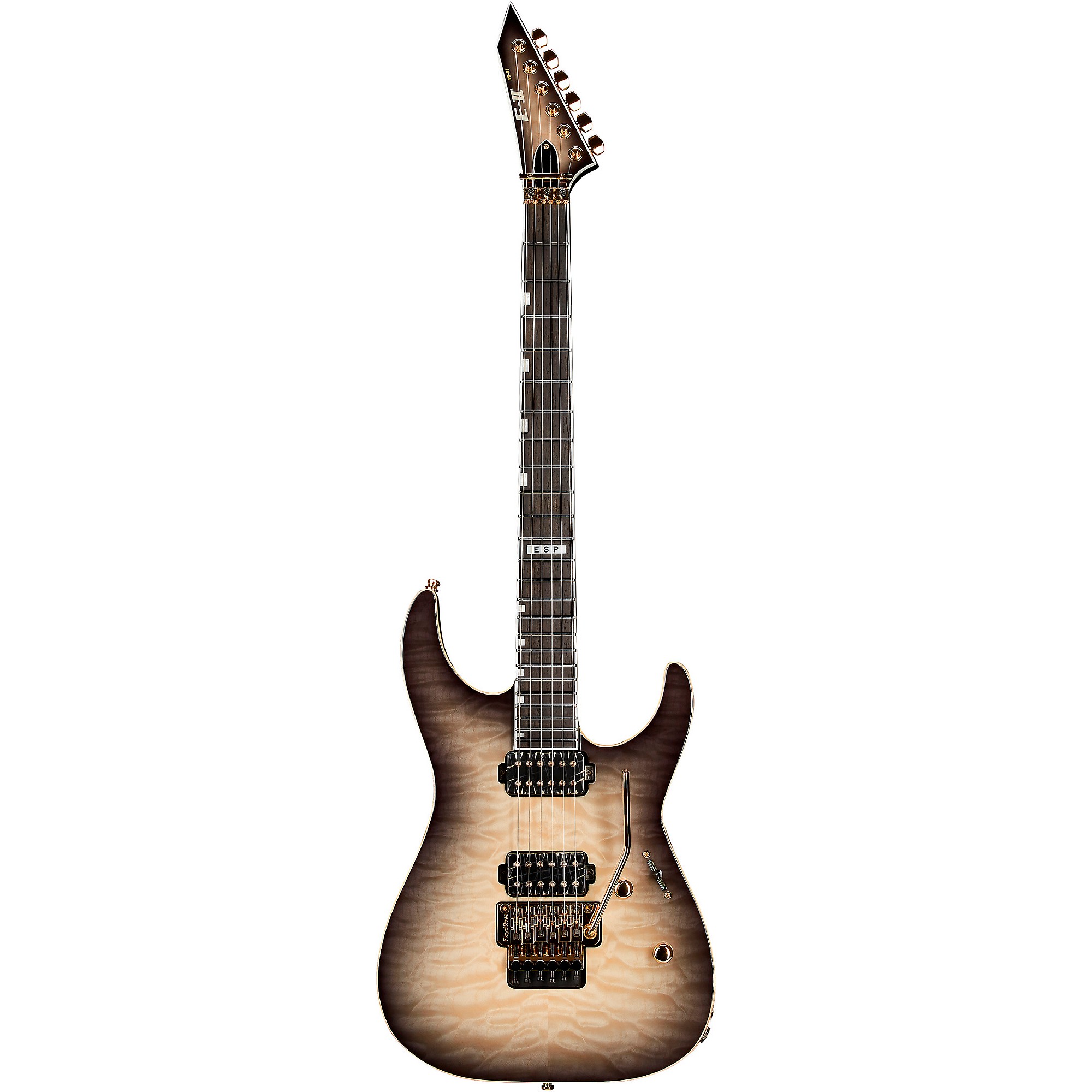 Platinum ESP E-II M-II Electric Guitar Black Natural Burst | Guitar Center