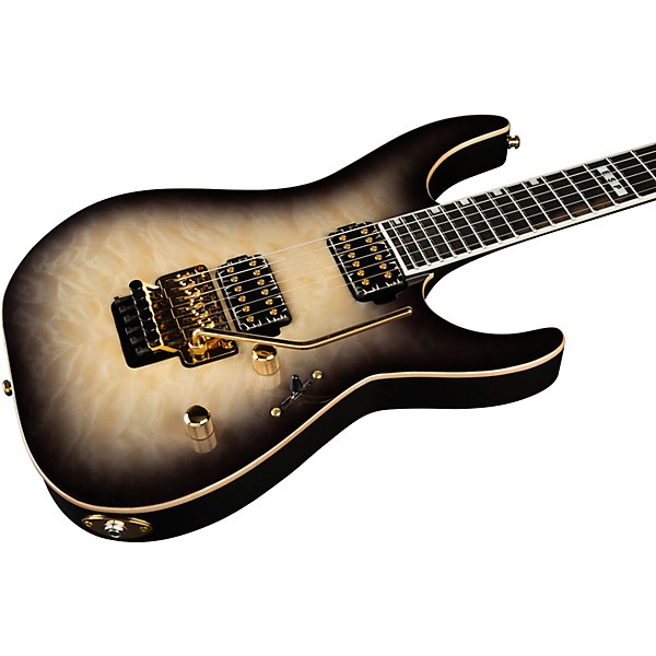 ESP E-II M-II Electric Guitar Black Natural Burst